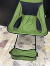 Summit High Back Pack Away Chair Grey Ultra Light Kamp Sandalyesi Green