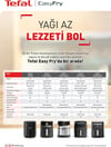 Tefal EY8018 Easy Fry & Grill & XXL Yağsız Fritöz Airfryer, 6.5 Litre Siyah