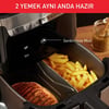 Tefal EY8018 Easy Fry & Grill & XXL Yağsız Fritöz Airfryer, 6.5 Litre Siyah