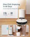 Yeedi Vac Station Akıllı Çöp Astasyonlu Robot Vacuum & Mop Süpürge, 3000PA Emiş Gücü, 1.5L Toz Torbası