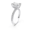 1.80 Karat Kolları Taşlı IGI Sertifikalı Emerald Tektaş Yüzük