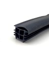 Contacall Çelik Kapı Contası Çelik Kapı Kasa Fitili 20 mm 6 Metre Siyah