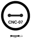 Contacall Cnc Kızak Fitili Cnc Sıyırıcı Contası 5 Metre Siyah