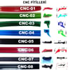 Contacall Cnc Tezgah Eksen Sıyırıcı Hareketli Eleman Fitili CNC -04 / 1 Metre  Siyah