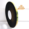 Contacall Kapı Pencere İzolasyon Bandı / Kapı Pencere Yalıtım Süngeri EPDM-3 mm Kalınlık 10 mm Genişlik 10 Metre Uzunluk