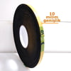 Contacall Kapı Pencere İzolasyon Bandı / Kapı Pencere Yalıtım Süngeri EPDM-3 mm Kalınlık 10 mm Genişlik 10 Metre Uzunluk