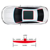 Contacall Üniversal Oto Kenar Fitilleri ön arka Cam Ve Sunroof Fitili 5 Metre