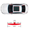 Contacall Üniversal Oto Kenar Fitilleri ön arka Cam Ve Sunroof Fitili 5 Metre