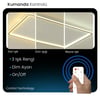 DİKDÖRTGEN LED TAVAN LAMBASI,AVİZE,MODERN AYDINLATMA,DEKORATİF IŞIK