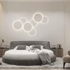 DUVAR AYDINLATMASI,APLİK,LAMBA,MODERN LED YUVARLAK