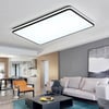 SİYAH DİKDÖRTGEN DIŞA IŞIK LED TAVAN LAMBASI,MODERN AYDINLATMA,AVİZE