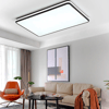 SİYAH DİKDÖRTGEN DIŞA IŞIK LED TAVAN LAMBASI,MODERN AYDINLATMA,AVİZE