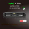 König A–3000 BLACK Power Amplifier