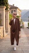 Tasarım Çapraz Tunik Kahve