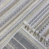 Meridyen Serisi 4801 Bej-Beyaz Şönil Kilim Yıkanabilir