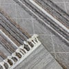 Meridyen Serisi 4805 Gri-Kahve  Şönil Kilim Yıkanabilir
