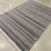 Meridyen Serisi 4805 Gri-Kahve  Şönil Kilim Yıkanabilir