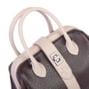  Nas Bag Kadın  Mini Boy Klipsli El ve Postacı Çantası Kahve Kum Victoria (20x13 cm)