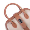  Nas Bag Kadın  Mini Boy Klipsli El ve Postacı Çantası Kum Taba Lopez (20x13 cm)