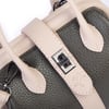  Nas Bag Kadın  Mini Boy Klipsli El ve Postacı Çantası Yeşil Kum Lopez (20x13 cm)
