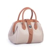  Nas Bag Kadın  Mini Boy Klipsli El ve Postacı Çantası Kum Taba Victoria (20x13 cm)
