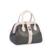  Nas Bag Kadın  Mini Boy Klipsli El ve Postacı Çantası Yeşil Kum Lopez (20x13 cm)