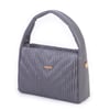  Nas Bag Kadın  Mini Boy Omuz Çapraz ve El Çantası ( 19x15 cm) Gri