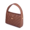  Nas Bag Kadın  Mini Boy Omuz Çapraz ve El Çantası ( 19x15 cm) Taba