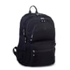  Nas Bag Unisex Büyük Boy Hafif Çok Gözlü Sırt Çantası Siyah 