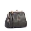 Nas Bag Burslu Klipsli Vintage Omuz ve Çapraz Çanta (23x20 cm ebatlarındadır) Haki Victoria