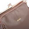 Nas Bag Burslu Klipsli Vintage Omuz ve Çapraz Çanta (23x20 cm ebatlarındadır) Vizon Victoria