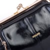 Nas Bag Burslu Klipsli Vintage Omuz ve Çapraz Çanta (23x20 cm ebatlarındadır) Siyah Yankı