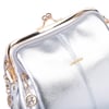Nas Bag Burslu Klipsli Vintage Omuz ve Çapraz Çanta (23x20 cm ebatlarındadır) Gümüş