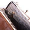 Nas Bag Burslu Klipsli Vintage Omuz ve Çapraz Çanta (23x20 cm ebatlarındadır) Taba Victoria