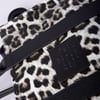 Nas Bag Büyük Boy Kadın Omuz ve Çapraz  Çanta Siyah  Leopar