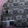 Nas Bag Büyük Boy Unisex Hafif  ve Su Geçirmez Çok Gözlü Sırt Çantası Mor 