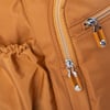 Nas Bag Büyük Boy Unisex Hafif  ve Su Geçirmez Çok Gözlü Sırt Çantası Hardal