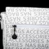Nas Bag Çapraz Çanta Beyaz Yazılı