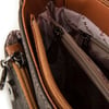 Nas Bag Çapraz Çanta  Kahve Taba Yazılı