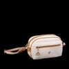 Nas Bag Çapraz Çanta Krem Camel Gofraj