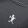 Nas Bag Çapraz Çanta Siyah Gofraj