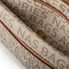 Nas Bag Çapraz Çanta Vizon Taba Yazılı