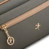 Nas Bag Çapraz Çanta Yeşil Camel Gofraj