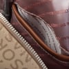 Nas Bag Çok Cepli Sade Şık Kadın Sırt Çantası Vizon Taba  Yazılı