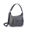 Nas Bag Çok Gözlü Kadın Omuz ve Çapraz Çanta (33x25 cm ) Gri Raven 