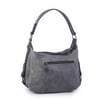Nas Bag Çok Gözlü Kadın Omuz ve Çapraz Çanta (33x25 cm ) Gri Raven 