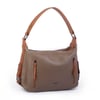 Nas Bag Çok Gözlü Kadın Omuz ve Çapraz Çanta (33x25 cm ) Vizon   Taba Victoria