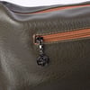 Nas Bag Çok Gözlü Kadın Omuz ve Çapraz Çanta (33x25 cm ) Haki  Taba Victoria
