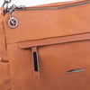 Nas Bag Çok Gözlü Yumuşak ve Hafif Yapılı Çift Askılı Omuz ve Çapraz Çanta Taba Lizbon ( 30x24 cm )