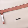 Nas Bag Çok Gözlü Yumuşak ve Hafif Yapılı Çift Askılı Omuz ve Çapraz Çanta ( 30x24 cm ) Kum Taba Victoria
